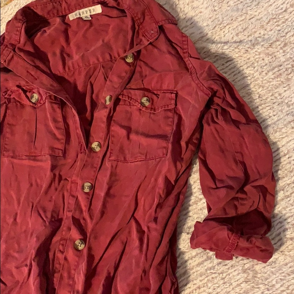 Harper long sleeve flannel